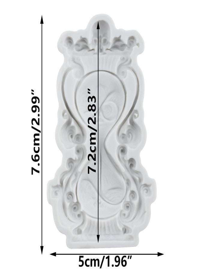 MYPRACS 3D Hourglass Silicone Molds Hourglass Fondant Chocolate Candy Mold For Cake Decoration Cupcake Topper Polymer Clay Gum Paste - Image 2