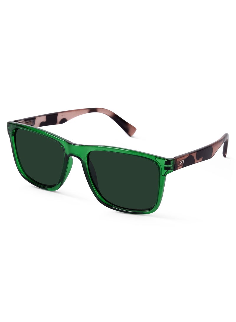 Woggles Auralite Printed Polarized Square Sunglasses  - Image 1