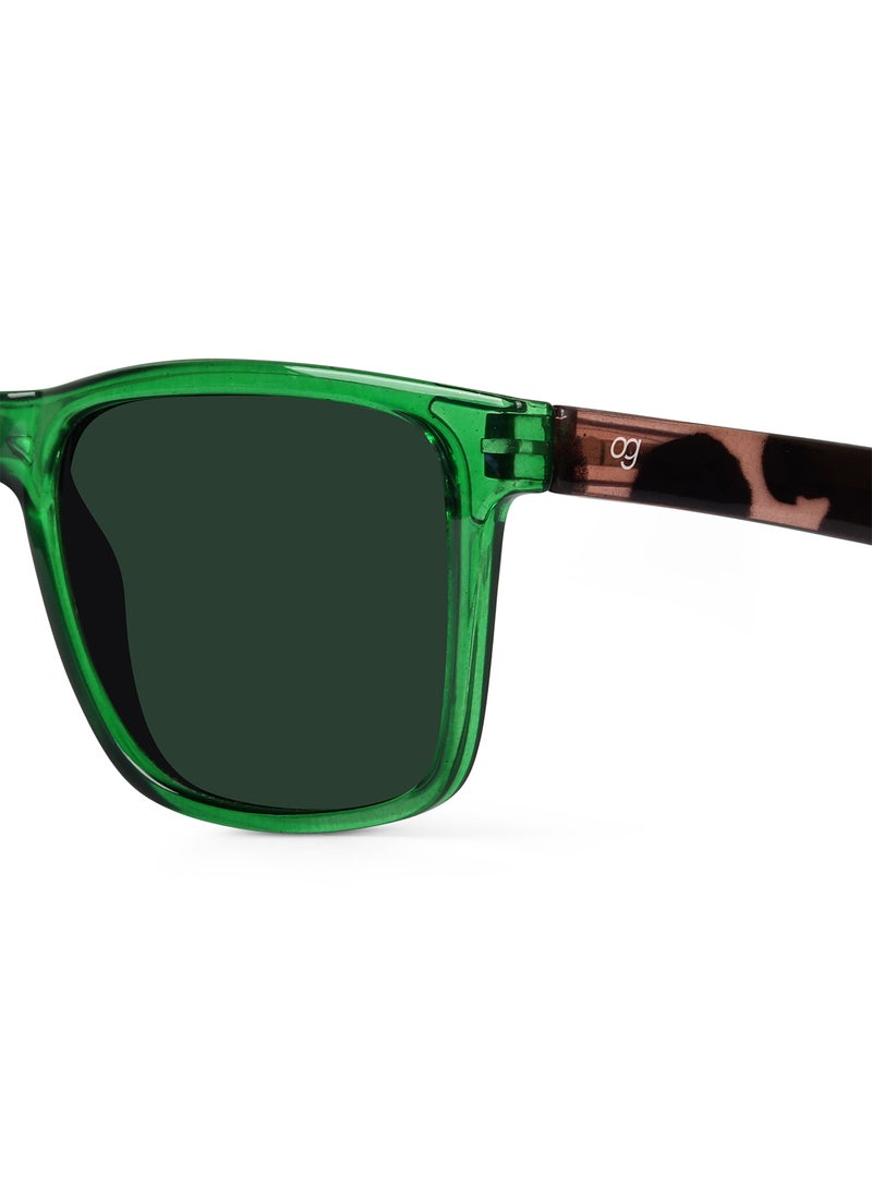 Woggles Auralite Printed Polarized Square Sunglasses  - Image 5