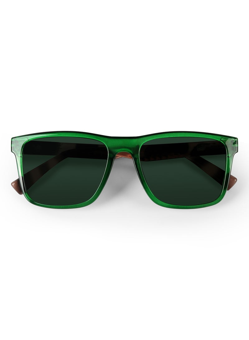Woggles Auralite Printed Polarized Square Sunglasses  - Image 3