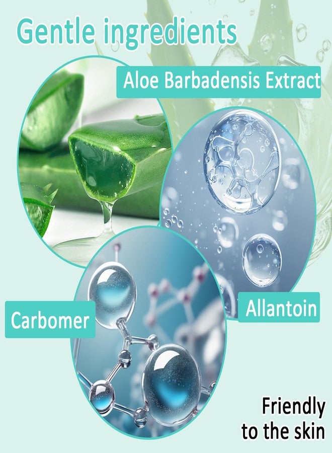 DuoZeng 8PCS Aloe Vera Gel for Face,Hydrating Refreshing Aloe Vera Gel for Sunburn Relief,Travel Size Non-sticky Aloe Vera Face Moisturizer,Fast Absorbing After Sun Lotion Aloe Gel Moisturizer - Image 5