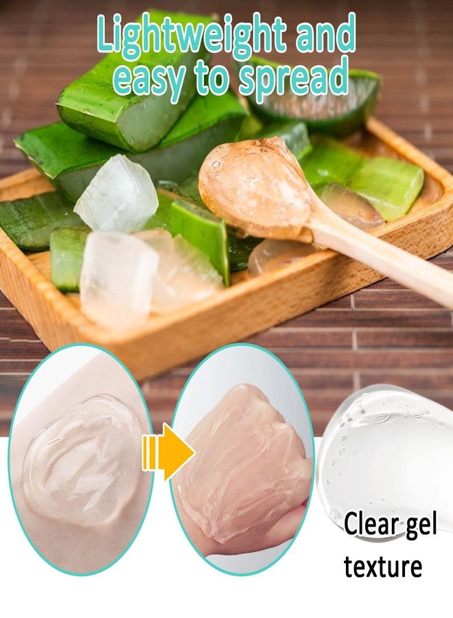DuoZeng 8PCS Aloe Vera Gel for Face,Hydrating Refreshing Aloe Vera Gel for Sunburn Relief,Travel Size Non-sticky Aloe Vera Face Moisturizer,Fast Absorbing After Sun Lotion Aloe Gel Moisturizer - Image 3