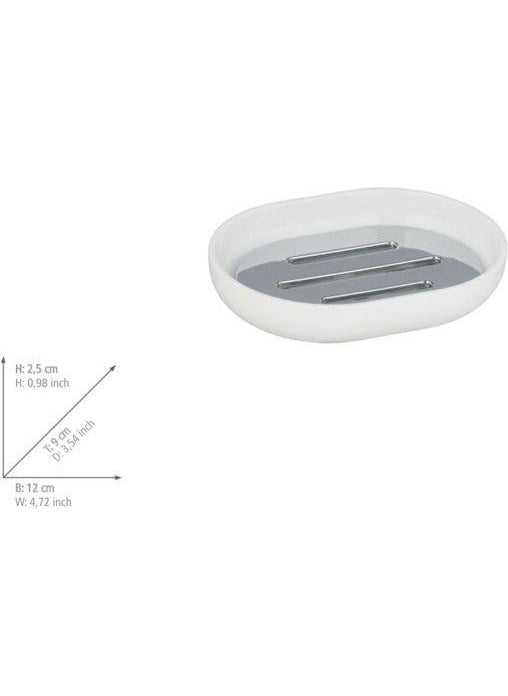 Soap Dish Posa White - pzsku/Z8E8F8231BB5444413A7FZ/45/_/1735121416/7c14572b-8e5d-41d3-9c7e-af570e6e0ae8