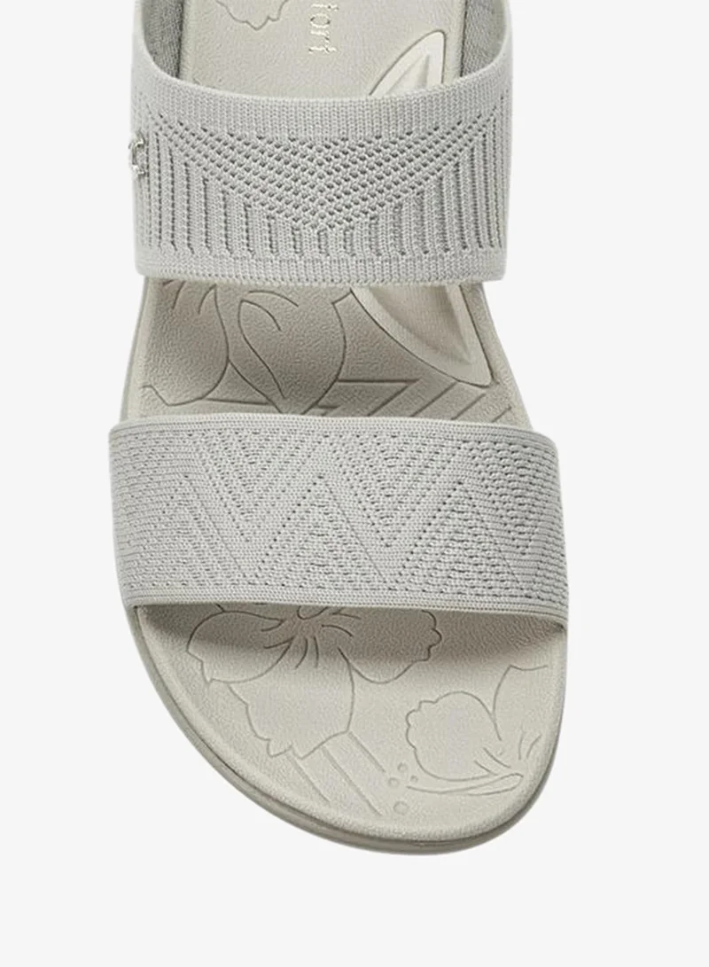 Le Confort GREY Women Flatform Heels Strap Sandals for Women | Best Price UAE