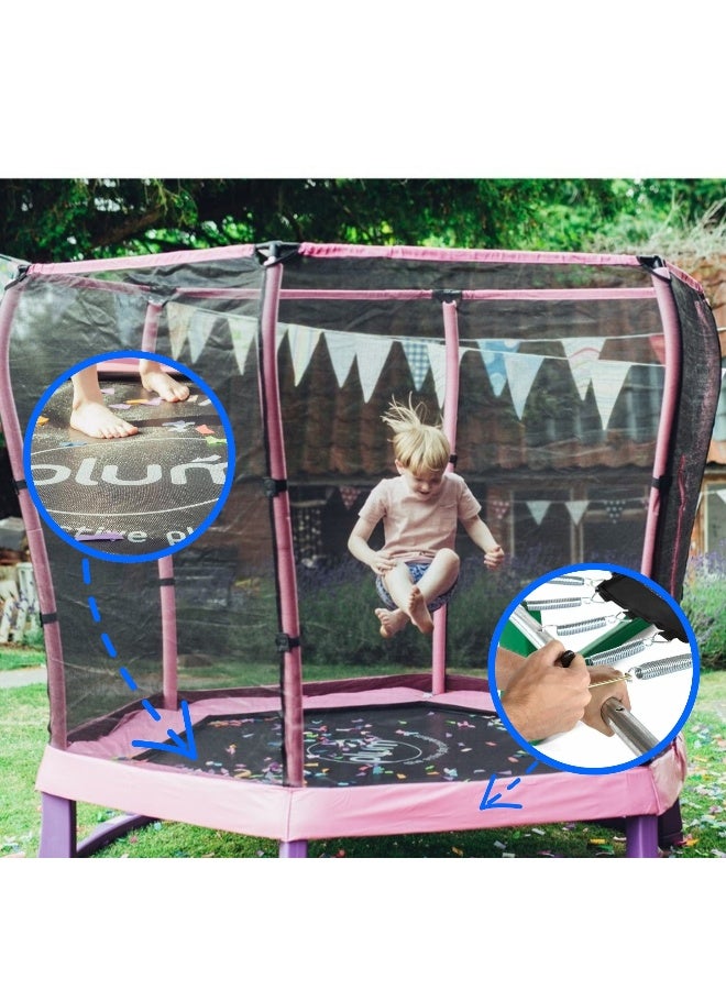 Plum 7Ft Junior Jumper Trampoline - Pink - Image 4