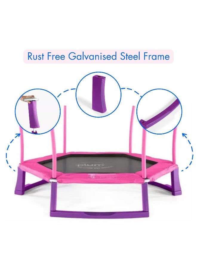 Plum 7Ft Junior Jumper Trampoline - Pink - Image 3