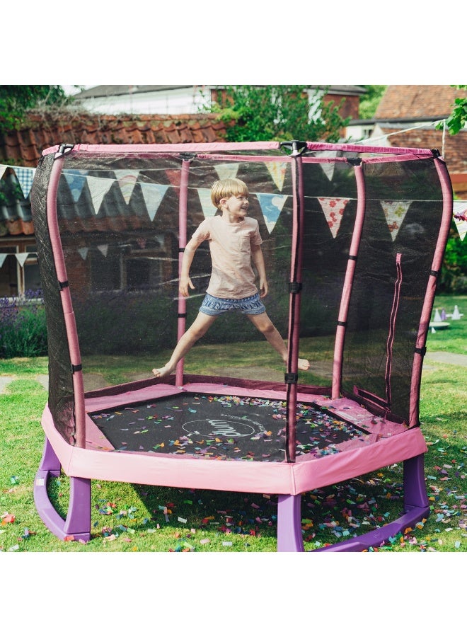 Plum 7Ft Junior Jumper Trampoline - Pink - Image 2