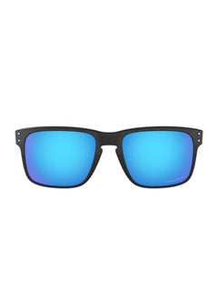 OAKLEY Holbrook Prizm Sapphire Polarized Square Men's Sunglasses - Matte Black  - Image 1