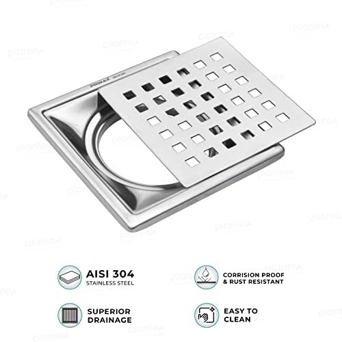 Primax 304 Grade Stainless Steel Jali/Shower Drain/Floor Trap for Bathroom and Kitchen - (6x6 Inches) - Image 5