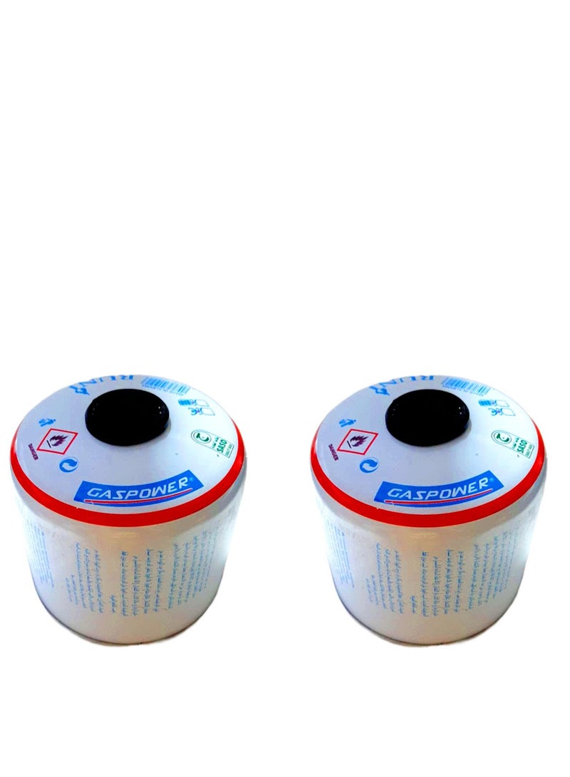 GASPOWER Butane Gas Cartridge 300gm set 2 Pieces - Image 1