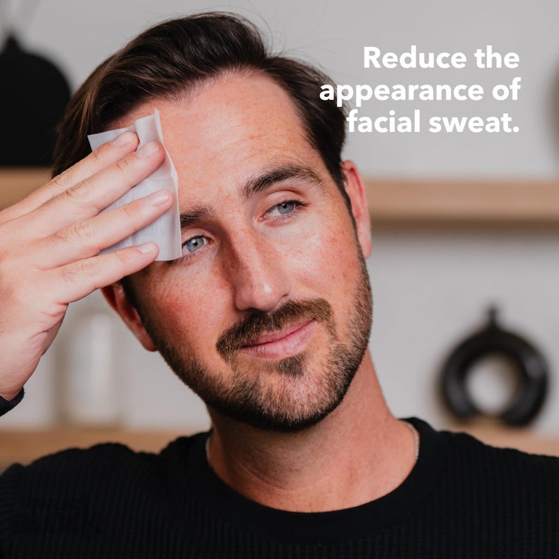 SweatBlock Antiperspirant Face Wipes for Men & Women - 15 Count - Helps Control Oily Skin, Reduce Shine & Facial Perspiration - Clinically Tested - Vitamin E - Image 3