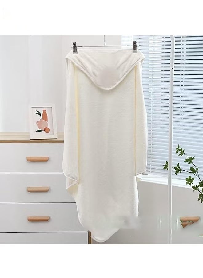 Berma Baby Hooded baby towel, toddler bathrobe, soft baby towel, newborn blanket, coral fleece shawl bath towel, swimming towel, soft and super absorbent towel for baby boys and girls, 80*80 cm  - Image 2
