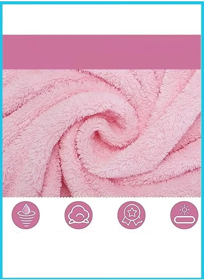 Berma Baby Hooded baby towel, toddler bathrobe, soft baby towel, newborn blanket, coral fleece shawl bath towel, swimming towel, soft and super absorbent towel for baby boys and girls, 80*80 cm  - Image 4