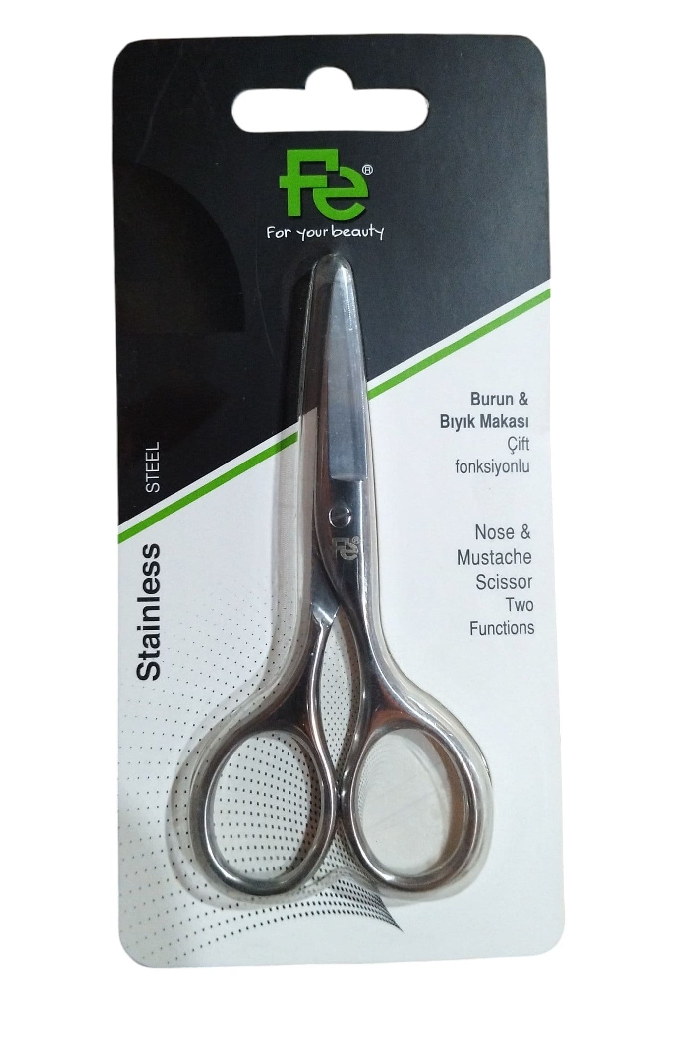 Fe Stainless nose and mustache scissor
