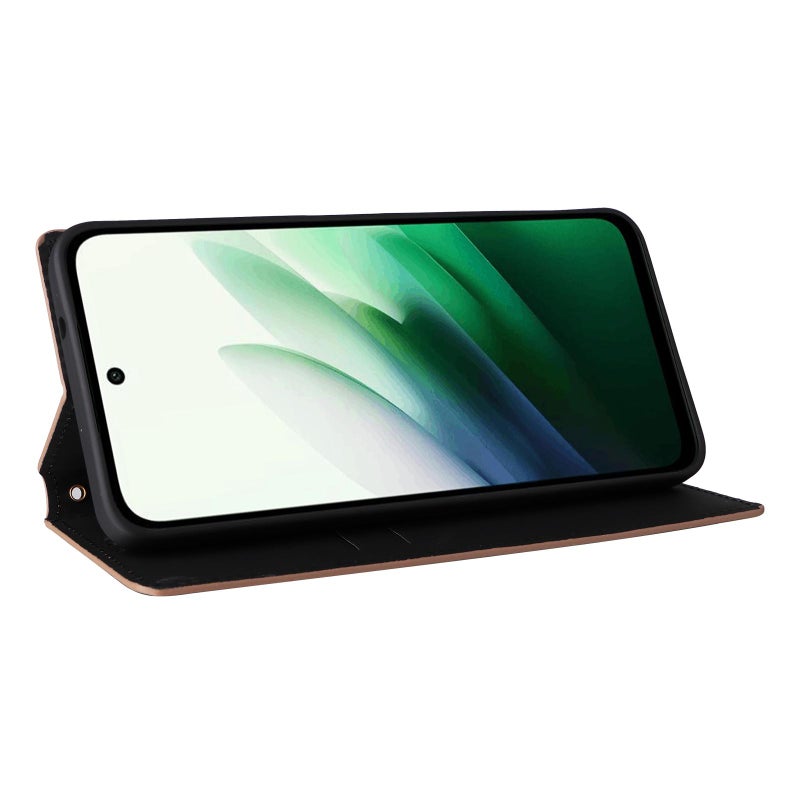 erorex For Redmi 15 5G Global / 15 4G SEA 169mm Cubic Grid Texture Flip Leather Phone Case(Brown) - Image 5