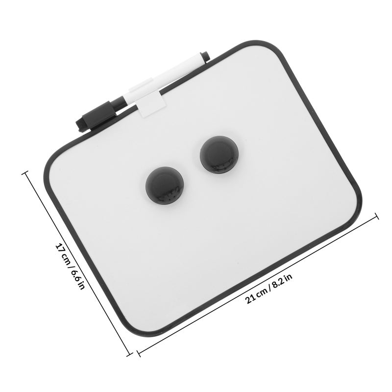 1 Set Small Magnetic Dry Erase Board For For Wall Or Fridge Small Whiteboard For Writing And Drawing Mini Writing Board For Home Or Office Use - Image 2