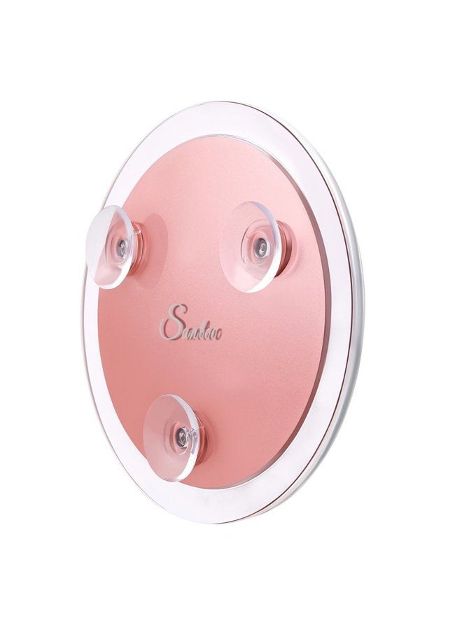 Santoo 6 Inch Round 15X Magnifying Mirror with 3 Mounting Suction Cups for Precise Makeup Application - Eyebrow/Tweezing/Shaving - Blackhead/Blemish Removal - Bathroom/Travel Makeup Mirror (Rose Gold) - Image 3