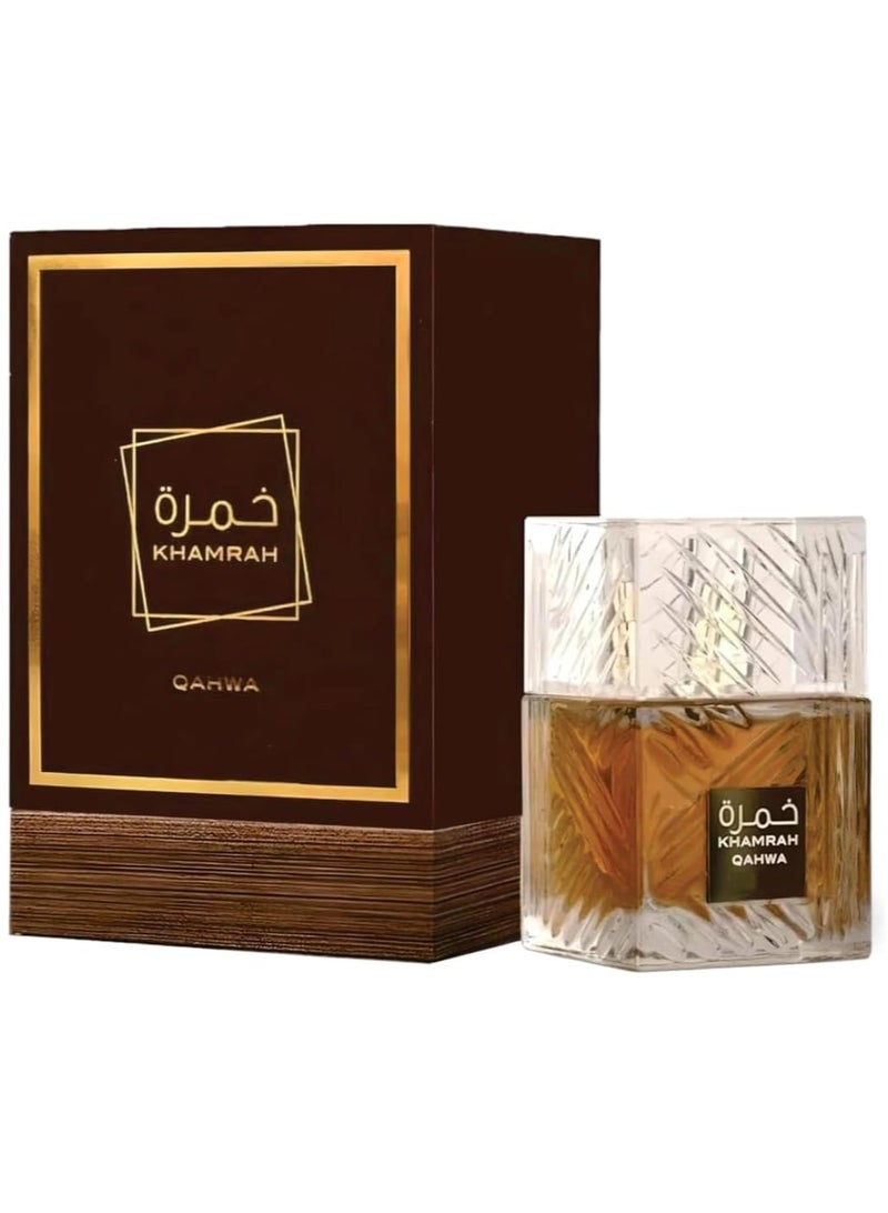 Lattafa Khamrah Qahwa Eau De Parfum for Unisex 100ml  - Image 1