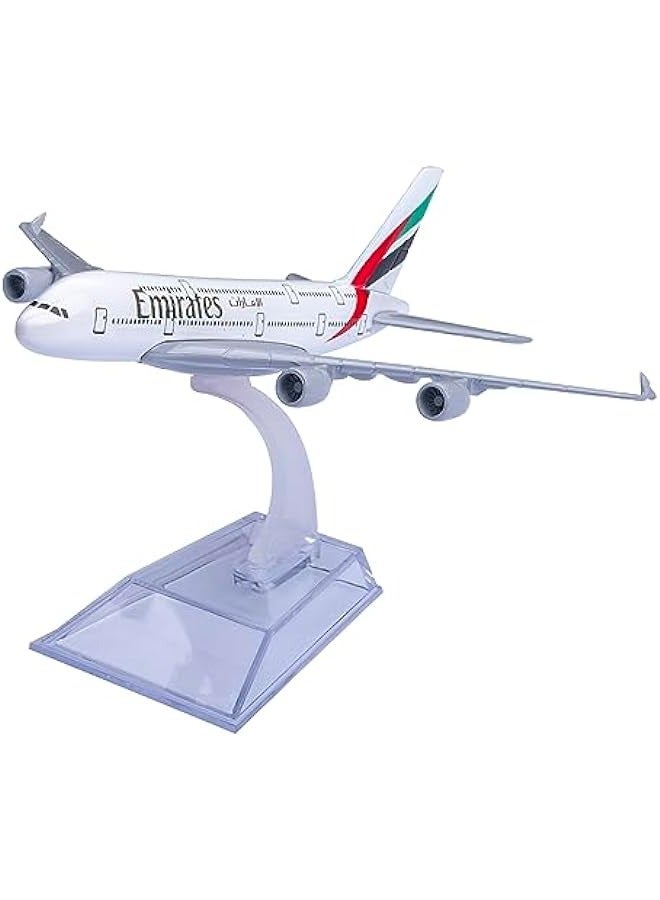 Model Plane 1:400 Scale Model A380 Model Airplane Diecast Airplanes Metal Plane Model for Gift