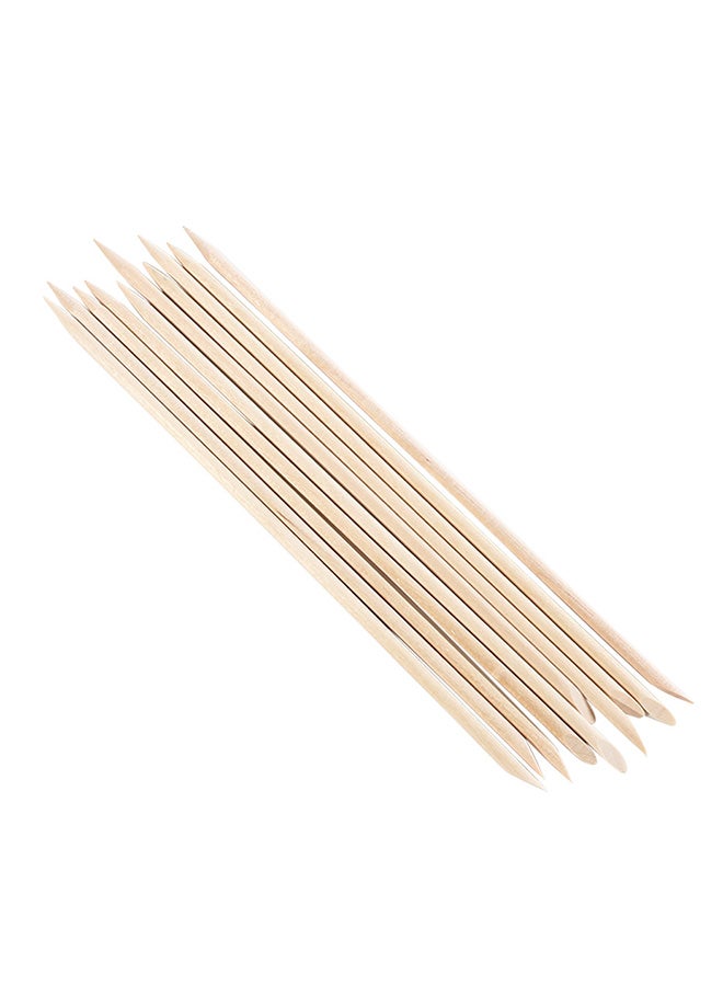 CYTHERIA Wood Stick Cuticle Pusher Remover Ivory - Image 1