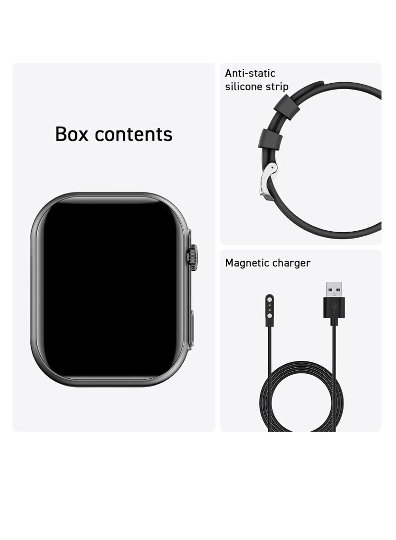 PEJE PEJE Smart Watch for Men (Bluetooth Call), 2.13" Smartwatch,IP68 Fitness Watch, 150+ Customizable dials,123+ Sport Modes, with Calorie/Step/Distance Counter, Fitness Watch for Android iOS.(Silver) - Image 2