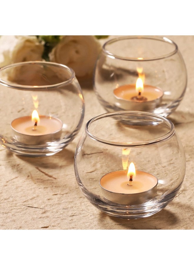 Volens Volens 24PCS Clear Votive Candle Holders for Table Centerpieces, Round Glass Tealight Candle Holders Bulk for Wedding Decor and Home Decorations  - Image 1