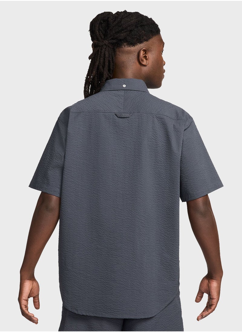 Nike Seersukr Button Down Shirt - Image 2
