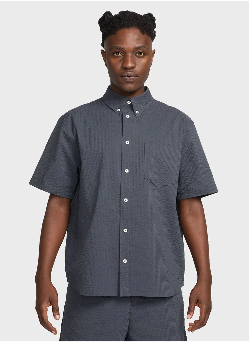 Nike Seersukr Button Down Shirt