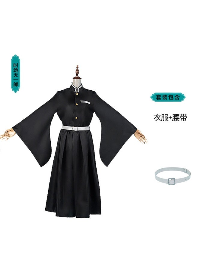 Kamado Nezuko Cosplay Costume for Demon Slayer Anime Cosplay Kimono Outfit Halloween Costume for Girls