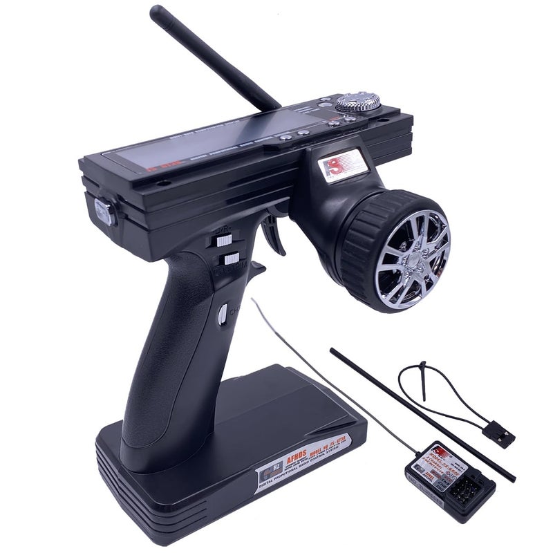 Alaohu FSGT3B 3 Channels RC Transmitter and Receiver FSGR3E 24GHz Fly AFHDS Sky Radio Control System for RC Car RC Boat - Image 2