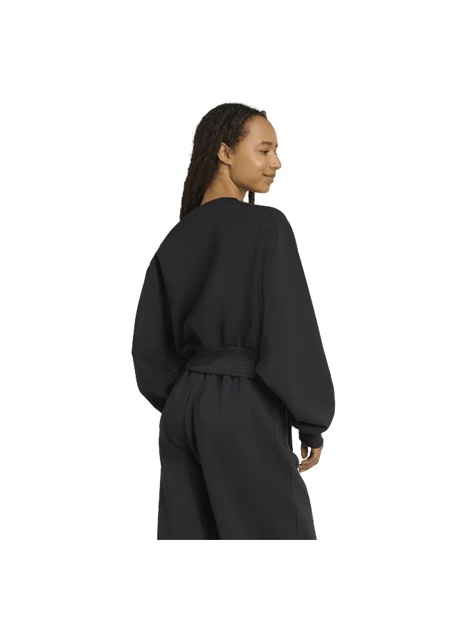 Adidas BLACK Soft Lux Sweatshirt for Women | Best Price UAE