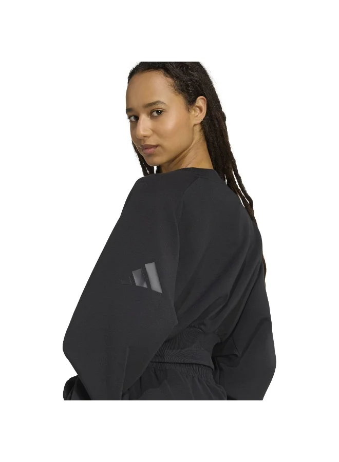 Adidas BLACK Soft Lux Sweatshirt for Women | Best Price UAE