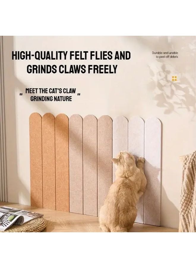 Heavy Duty Self Adhesive Cat Scratching Pad Yellow 11 81x23 62 Inches Non Slip Furniture Protector - Image 2