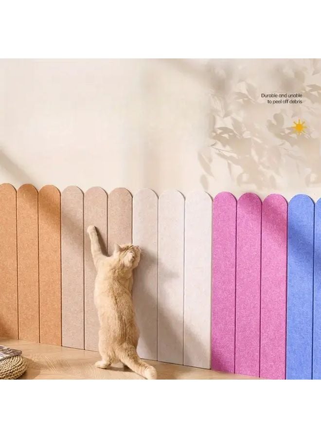 Heavy Duty Self Adhesive Cat Scratching Pad Yellow 11 81x23 62 Inches Non Slip Furniture Protector - Image 1