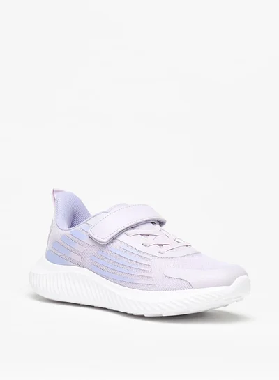Dash Textured Sports Shoes with Hook and Loop Closure