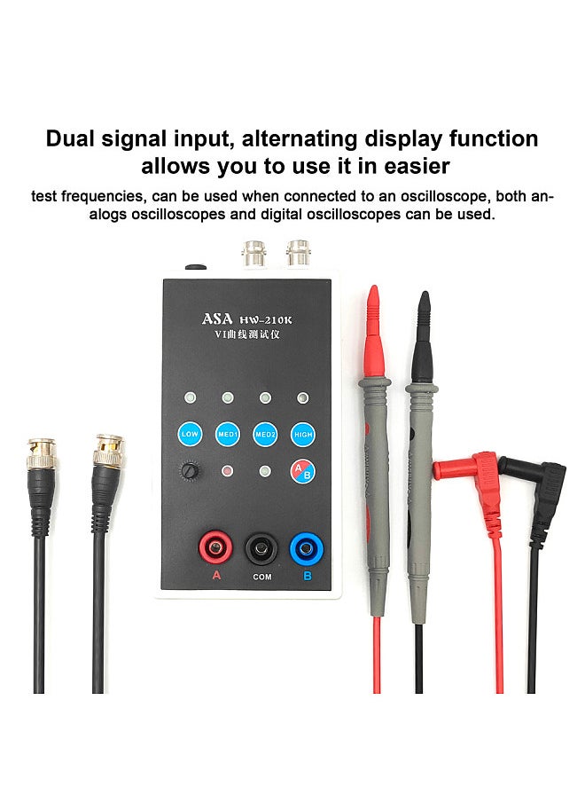 Generic - Handheld Portable Dual-channel VI Curve Tester Circuit Board Online Detection ASA Tester 4 Gear Frequency Alternating Speed Adjustable - Image 1
