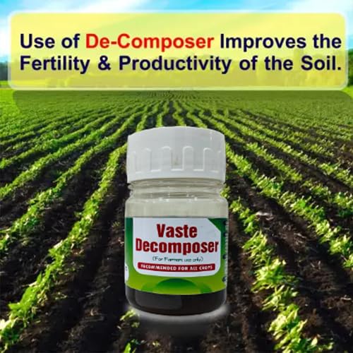 MD Biocoals Vaste Pusa Decomposer Combo 5 Bottle 5 Packet for Agriculture Plants Gardening Farming Manure 125gm - Image 3