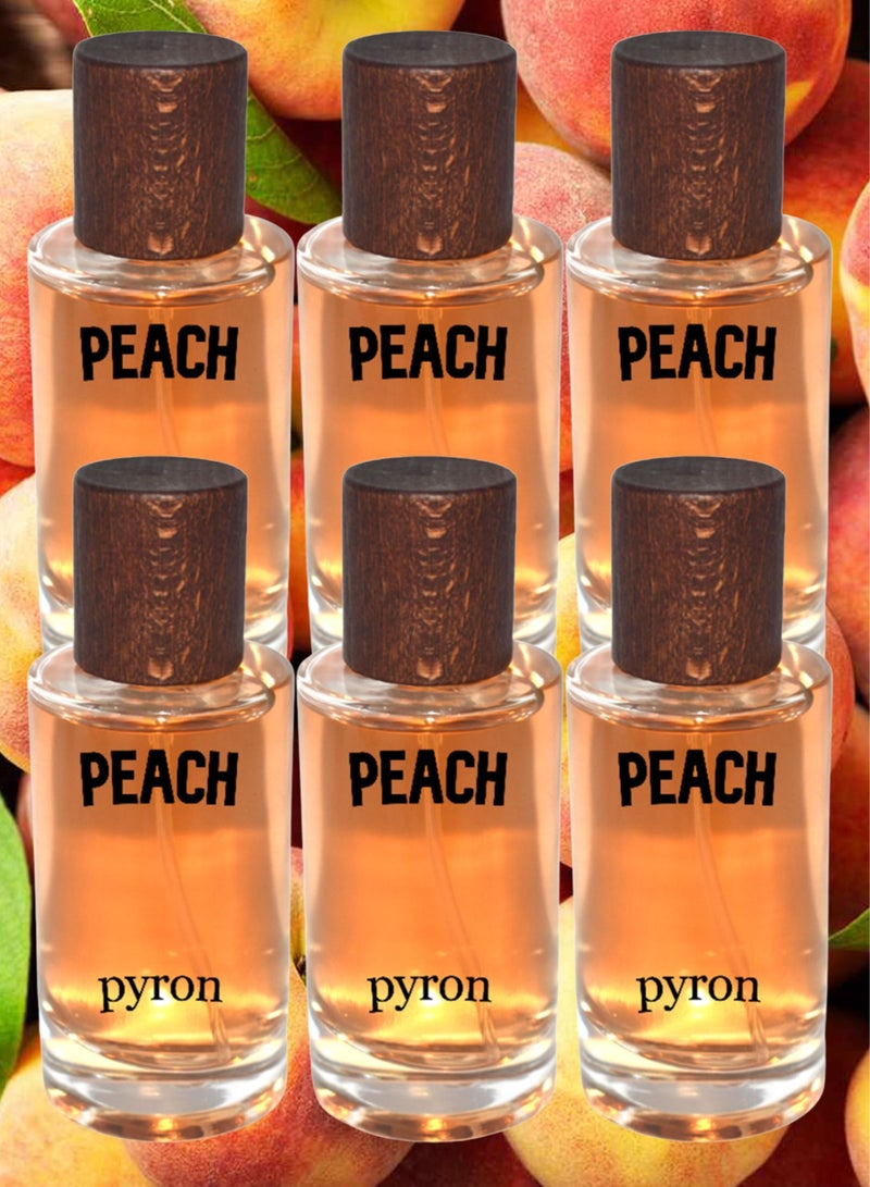 بيرون 6 قطع عطر الخوخ 50 مل EDP