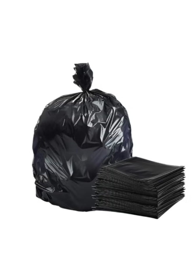 أكياس قمامة كبيرة شديدة التحمل، 10 كجم، 95 × 120 سم - أكياس نفايات صناعية وتجارية، بلاستيك سميك قوي للاستخدام في مواقع البناء والمستودعات والمطاعم والمنازل - عبوة كبيرة 10 كجم - Image 1