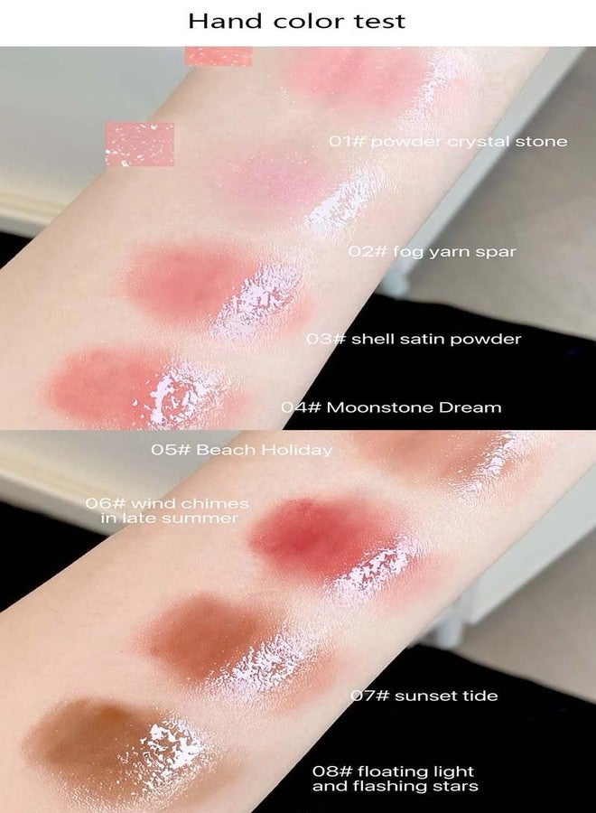Cappuvini Retro Sweet And Cool Solid Lip Gloss | Smudge-Proof Color Lock Technology | Crystal Glossy Wet Look Lips | Comfortable Wear No Dryness | Curated Seasonal Color Options | Natural Pink Nude Brown | Instant Volume Plumping Effect | Affordable Luxury For Women Beauty Product (06# Wind Chimes in Late Summer, 4g) - Image 2