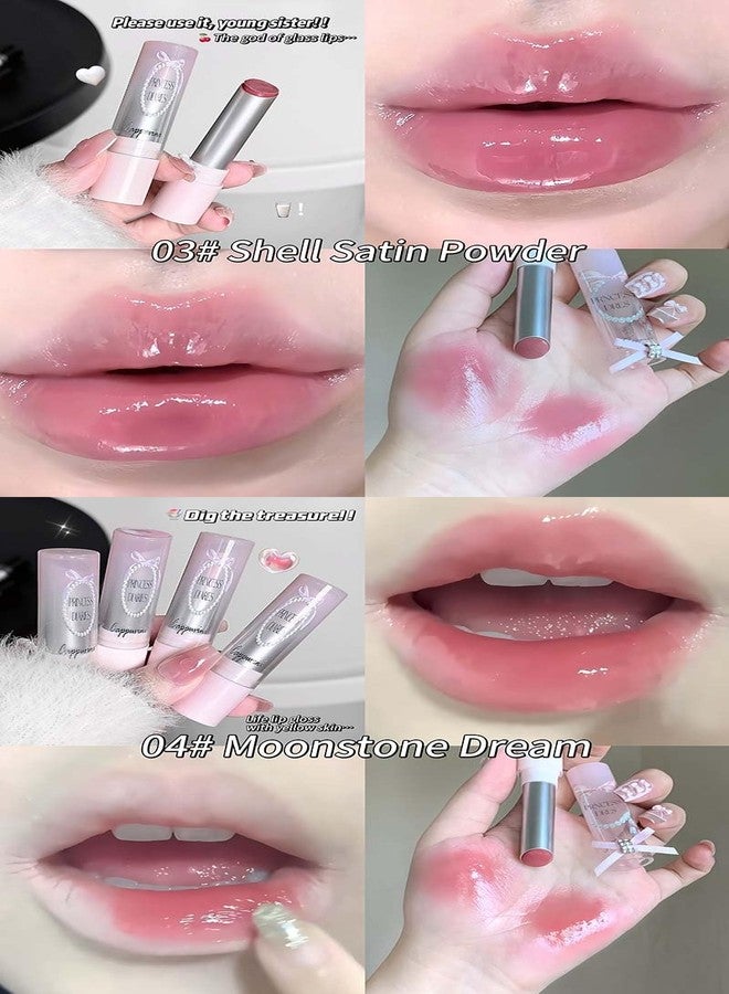 Cappuvini Retro Sweet And Cool Solid Lip Gloss | Smudge-Proof Color Lock Technology | Crystal Glossy Wet Look Lips | Comfortable Wear No Dryness | Curated Seasonal Color Options | Natural Pink Nude Brown | Instant Volume Plumping Effect | Affordable Luxury For Women Beauty Product (06# Wind Chimes in Late Summer, 4g) - Image 4