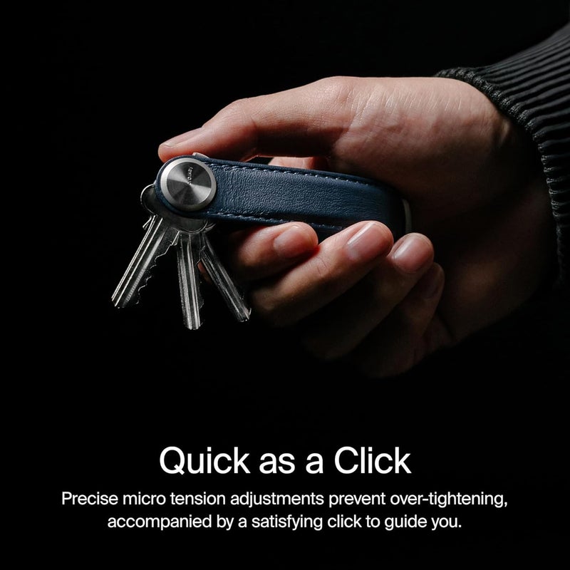 Orbitkey Key Organiser Pro  Leather  Blackout - Image 4