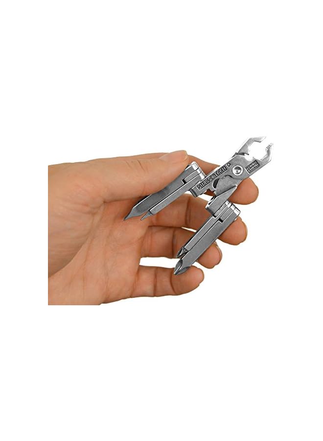 SWISS+TECH Swiss+Tech ST53100 Polished SS 19-in-1 Micro Pocket Multitool for Camping, Outdoors, Hardware  - Image 5