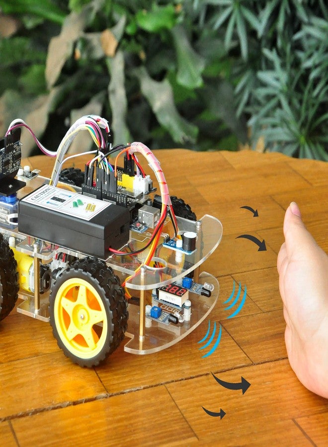 OSOYOO Robot Car Starter Kit for R3 | STEM Remote Controlled Educational Motorized Robotics for Building Programming Learning How to Code | IOT Mechanical DIY Coding for Teens Adults - Image 2