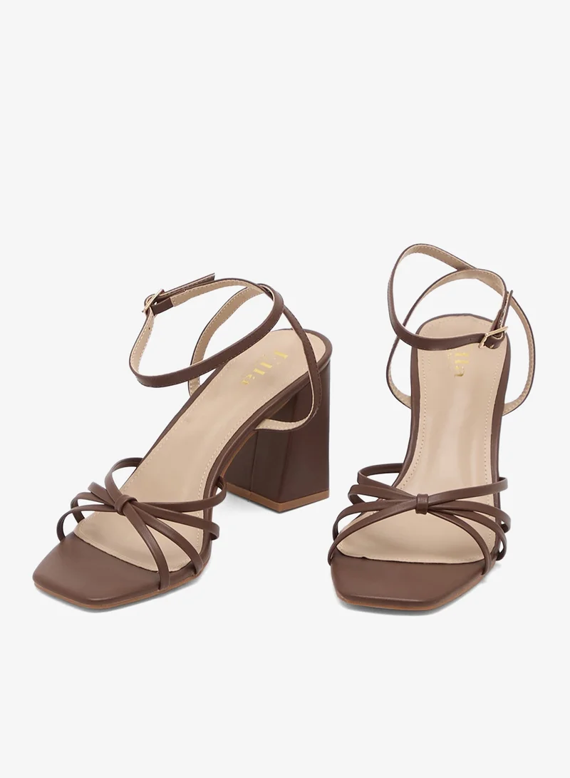 ELLA High Heel Sandal With Ankle Strap