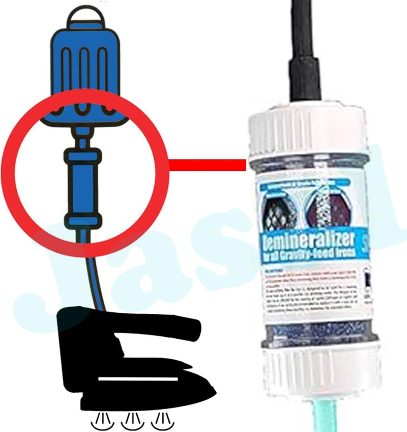 Jasol Water Filter Demineralizer for All Gravity Feed Bottle Silver Star Iron Steam Ironing System Pack of 1 - Image 5