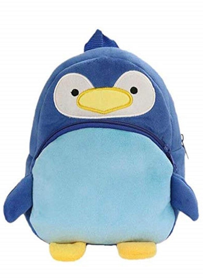 Blue Tree Kids School Bag Soft Plush Backpack Cartoon Bags Mini Travel Bag for for Girls Boys Toddler Baby Konggi Rabbit & Penguin - Image 3