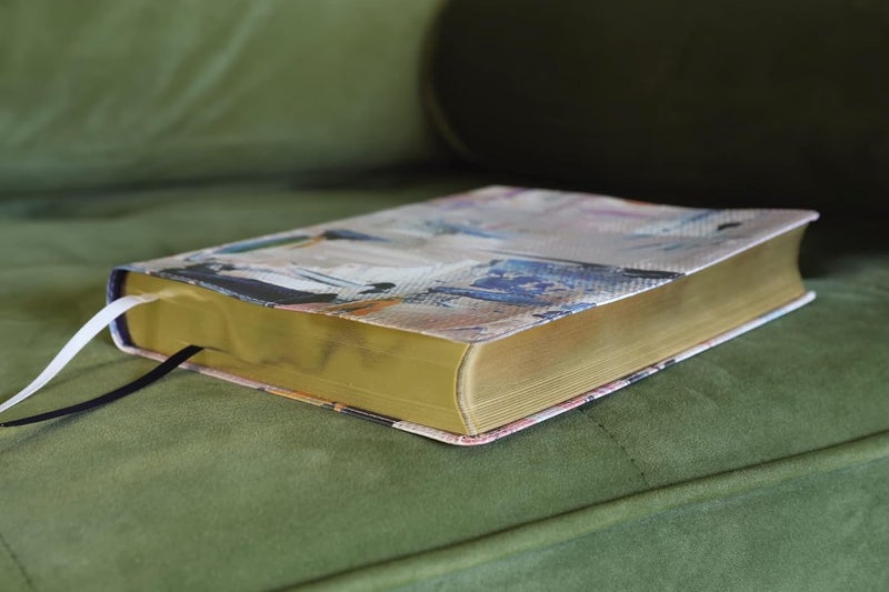 NIV, Artisan Collection Bible, Leathersoft, Multi-color/Blue, Red Letter, Comfort Print - Image 4