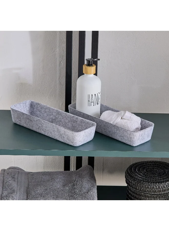 Home Box Floris 8-Piece Felt Drawer Organizer Storage Set