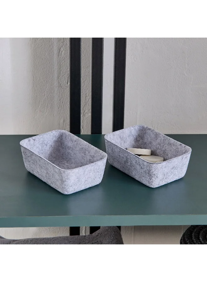 Home Box Floris 8-Piece Felt Drawer Organizer Storage Set